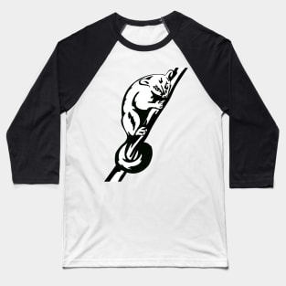 Common Brushtail Possum Retro Baseball T-Shirt